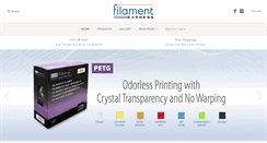 Desktop Screenshot of filamentexpress.com